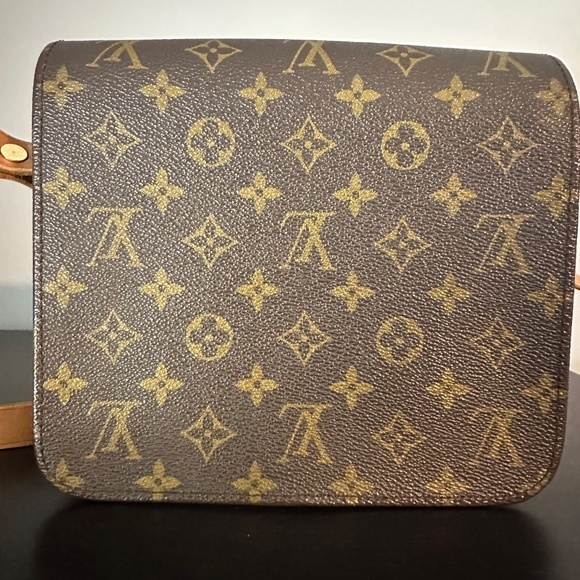 Authentic Louis Vuitton Crossbody Cartouchiere MM Brown Monogram - Picture 2 of 16